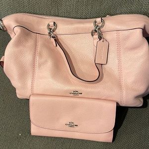 Coach purse with matching wallet